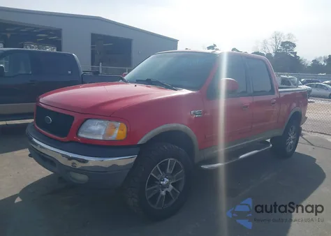 2002 Ford F-150 Lariat/Xlt z USA, uszkodzony, nr VIN 1FTRW08L92KA72052